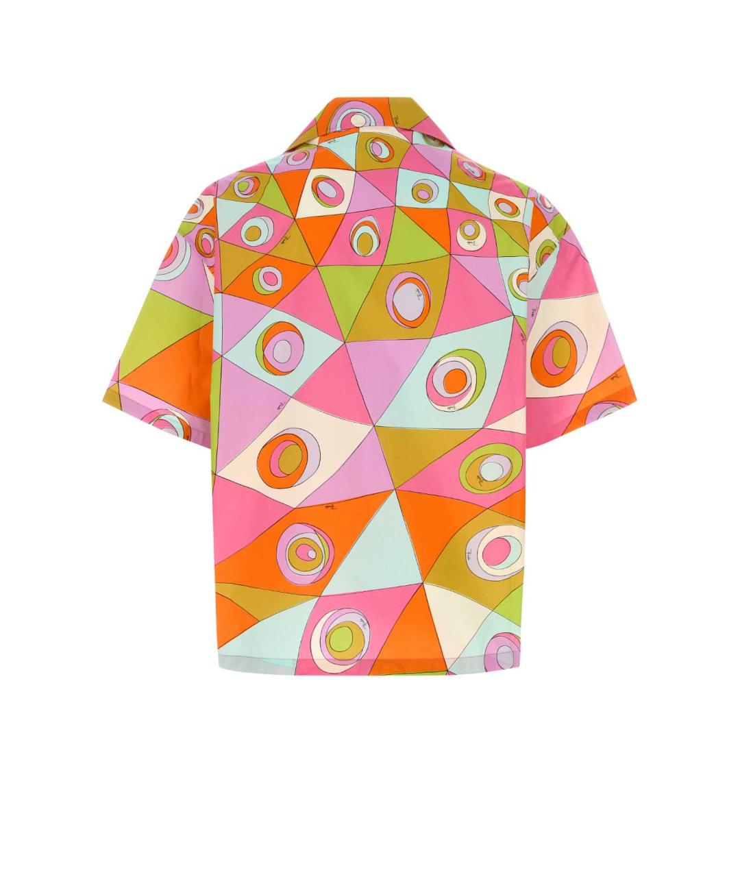 EMILIO PUCCI Мульти хлопковая кэжуал рубашка, фото 2