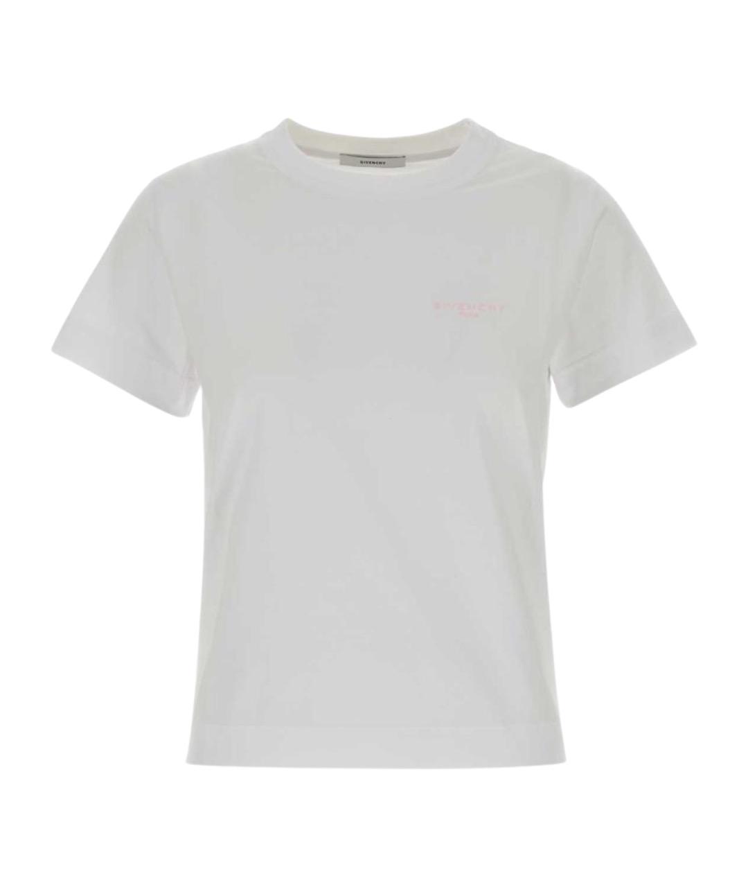 GIVENCHY Белая хлопковая футболка, фото 1