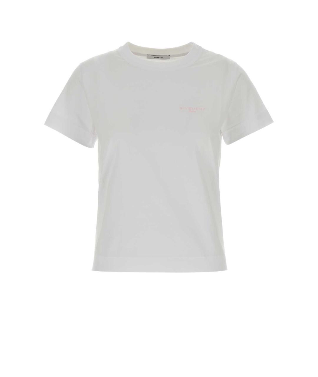 GIVENCHY Белая хлопковая футболка, фото 3