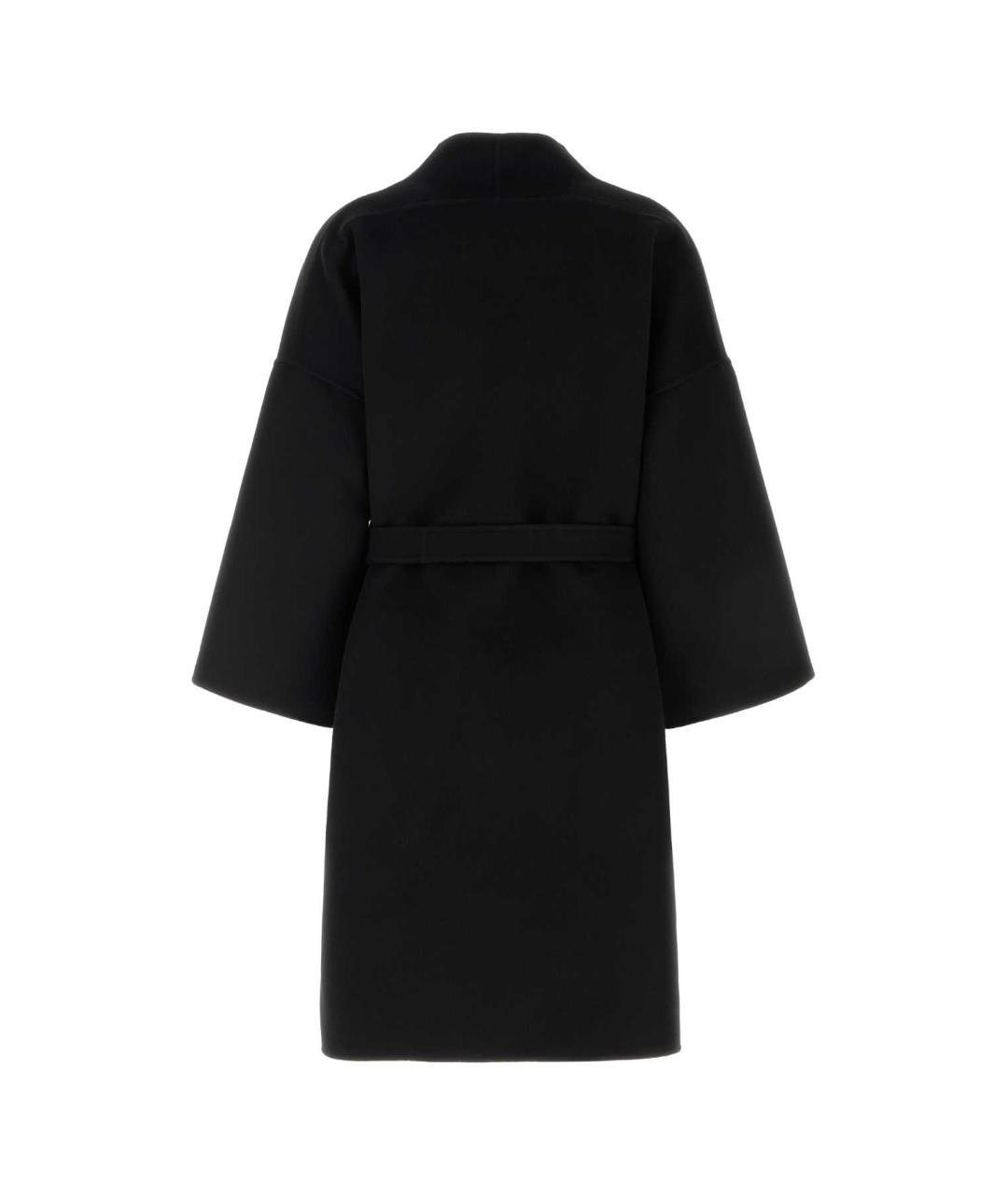 FENDI Черное шерстяное пальто, фото 2