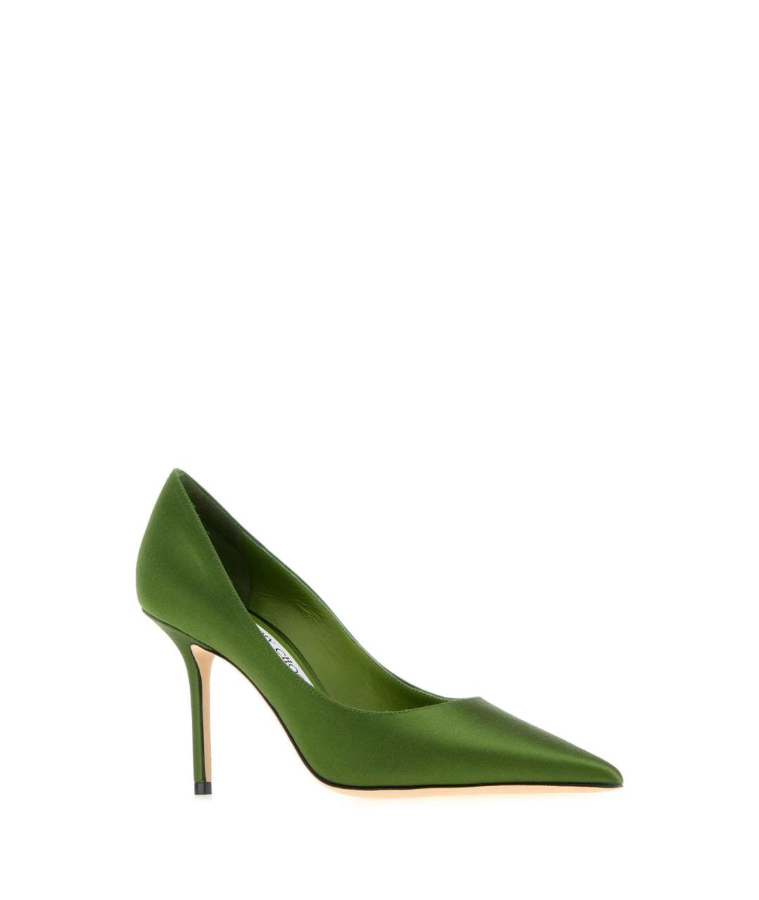 JIMMY CHOO Зеленые текстильные туфли, фото 2