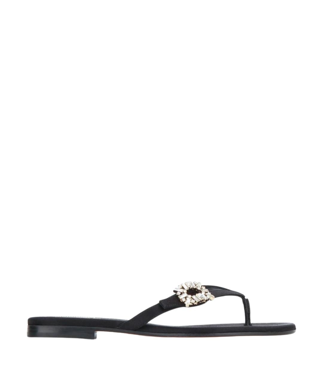 ROGER VIVIER Черные шлепанцы, фото 1