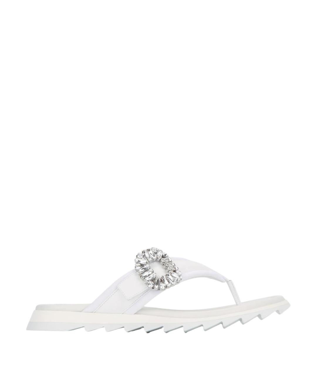 ROGER VIVIER Белые сандалии, фото 1