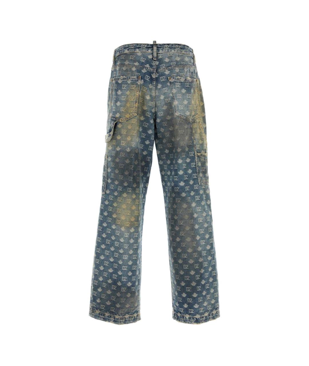 DSQUARED2 Мульти хлопковые прямые джинсы, фото 2