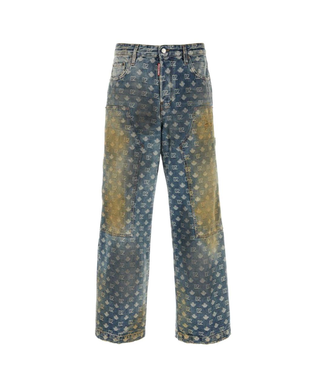 DSQUARED2 Мульти хлопковые прямые джинсы, фото 1