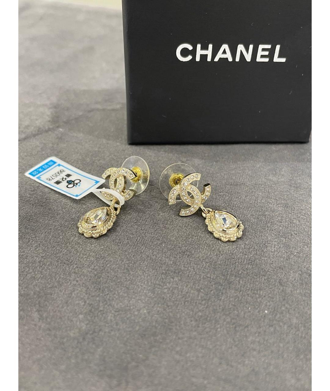CHANEL Серебряные серьги, фото 4