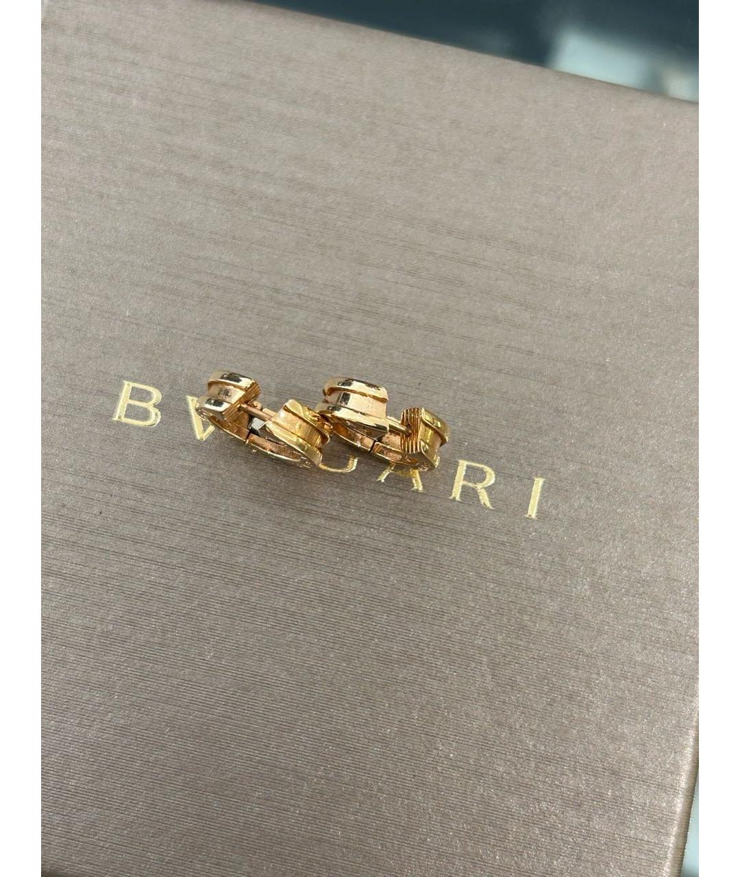 BVLGARI Золотые серьги из розового золота, фото 2