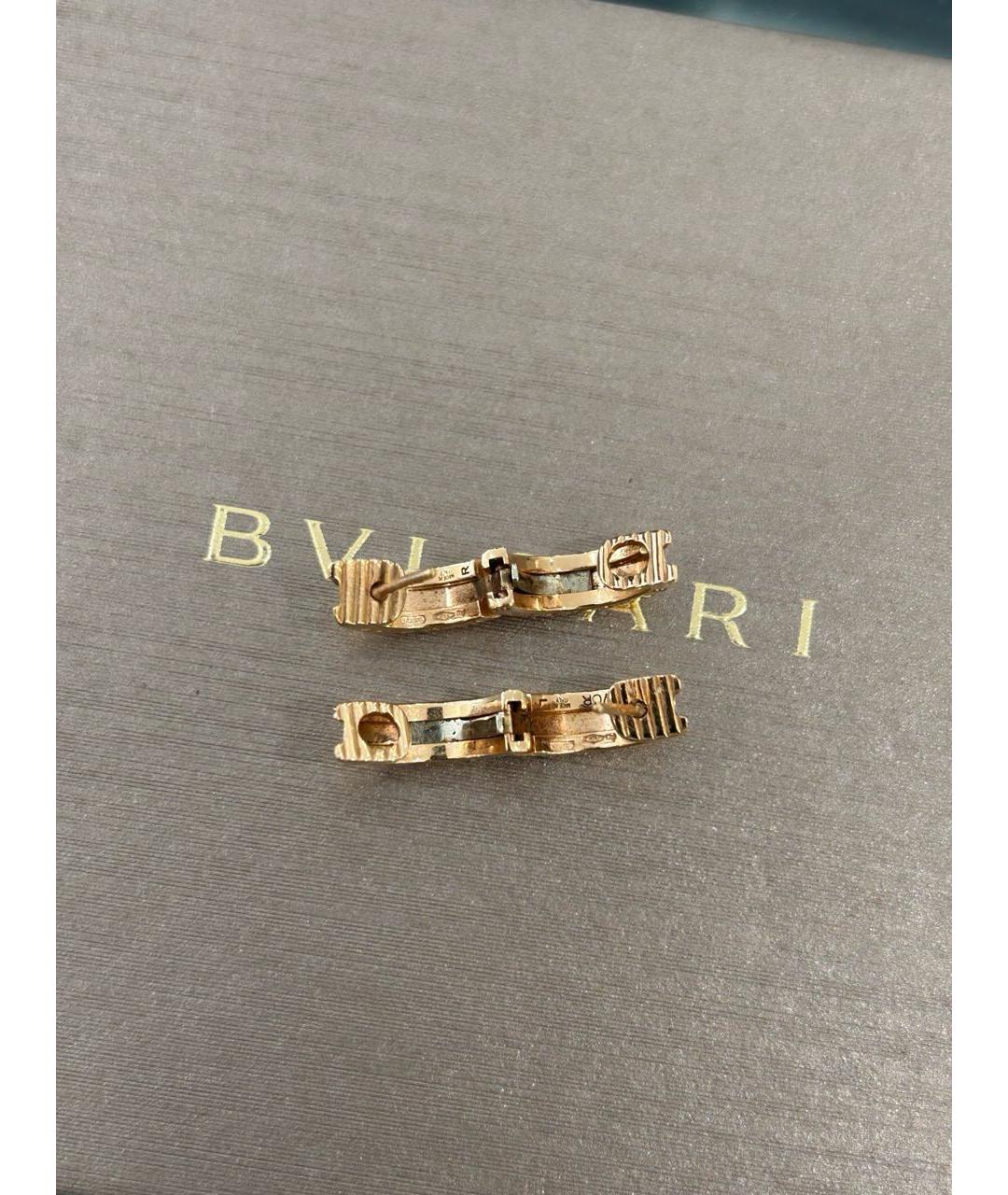 BVLGARI Золотые серьги из розового золота, фото 3