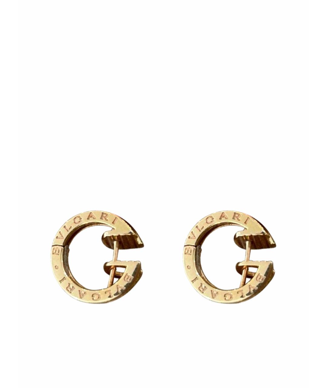 BVLGARI Золотые серьги из розового золота, фото 1