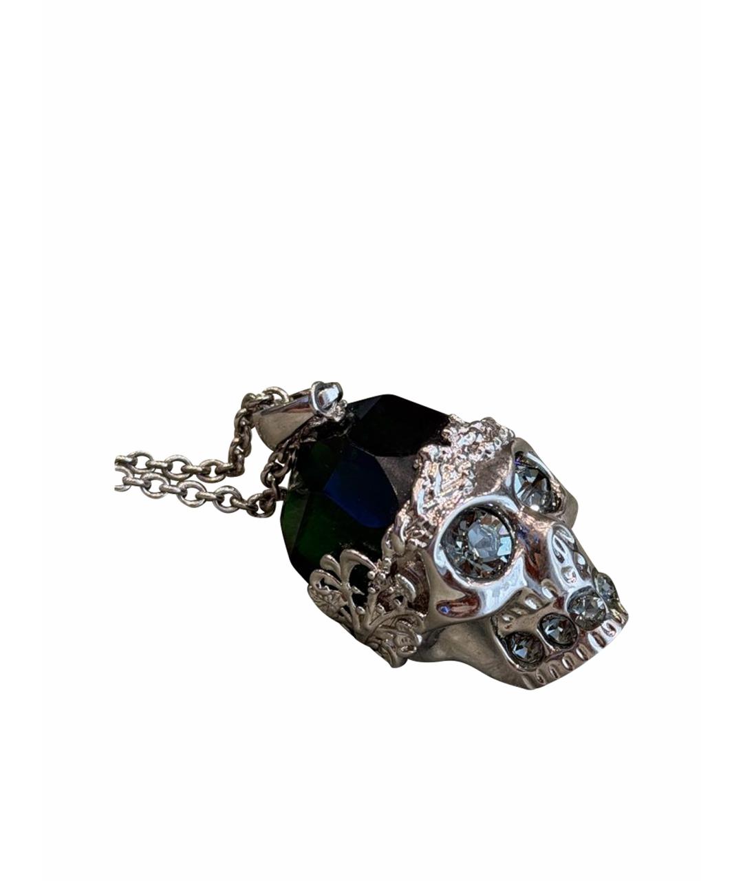 ALEXANDER MCQUEEN Серебряная металлическая подвеска, фото 1