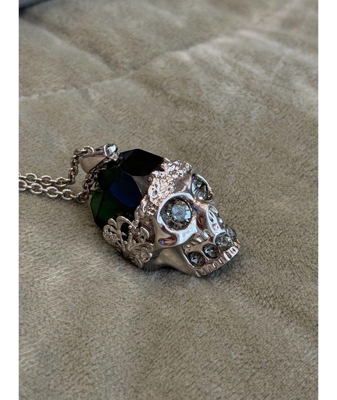 ALEXANDER MCQUEEN Серебряная металлическая подвеска, фото 9