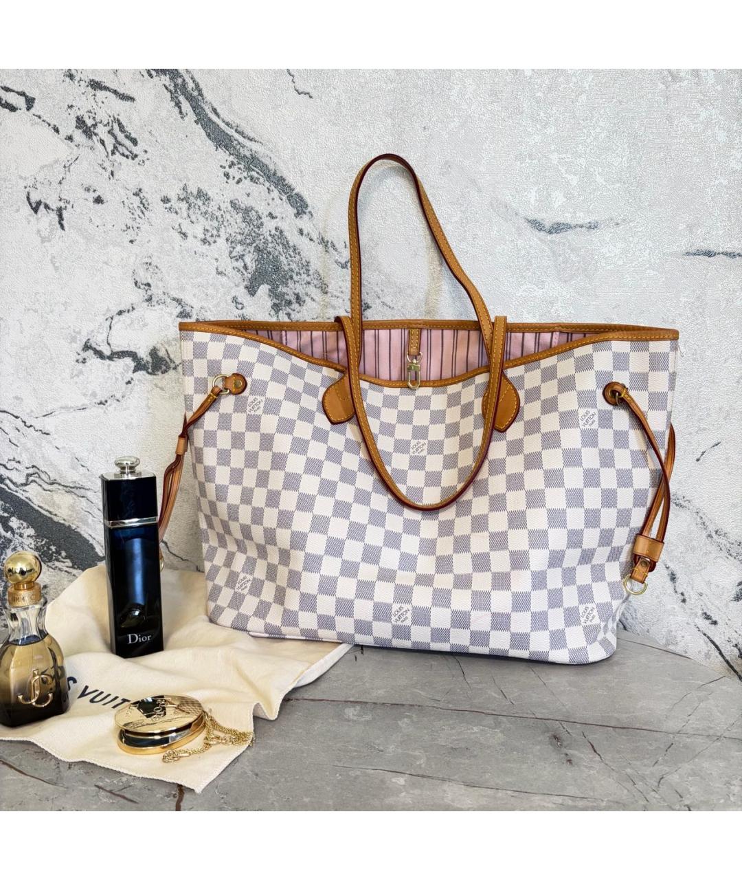 LOUIS VUITTON Розовая кожаная сумка тоут, фото 3