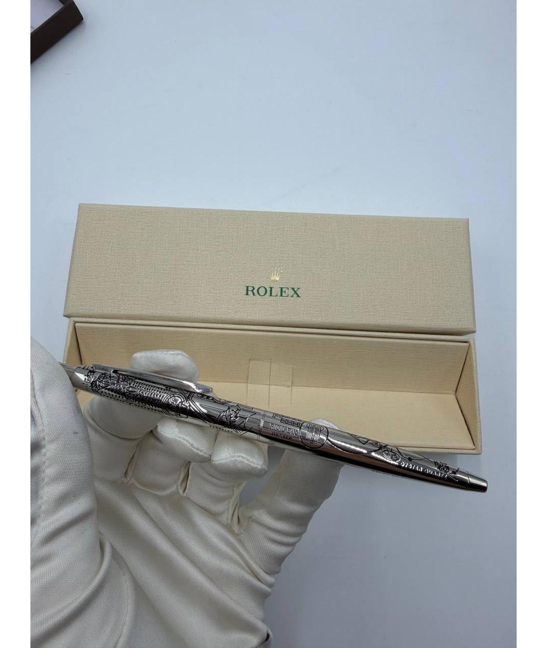 ROLEX Серебряная шариковая ручка, фото 5