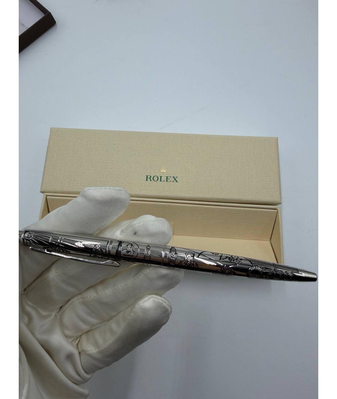 ROLEX Серебряная шариковая ручка, фото 3