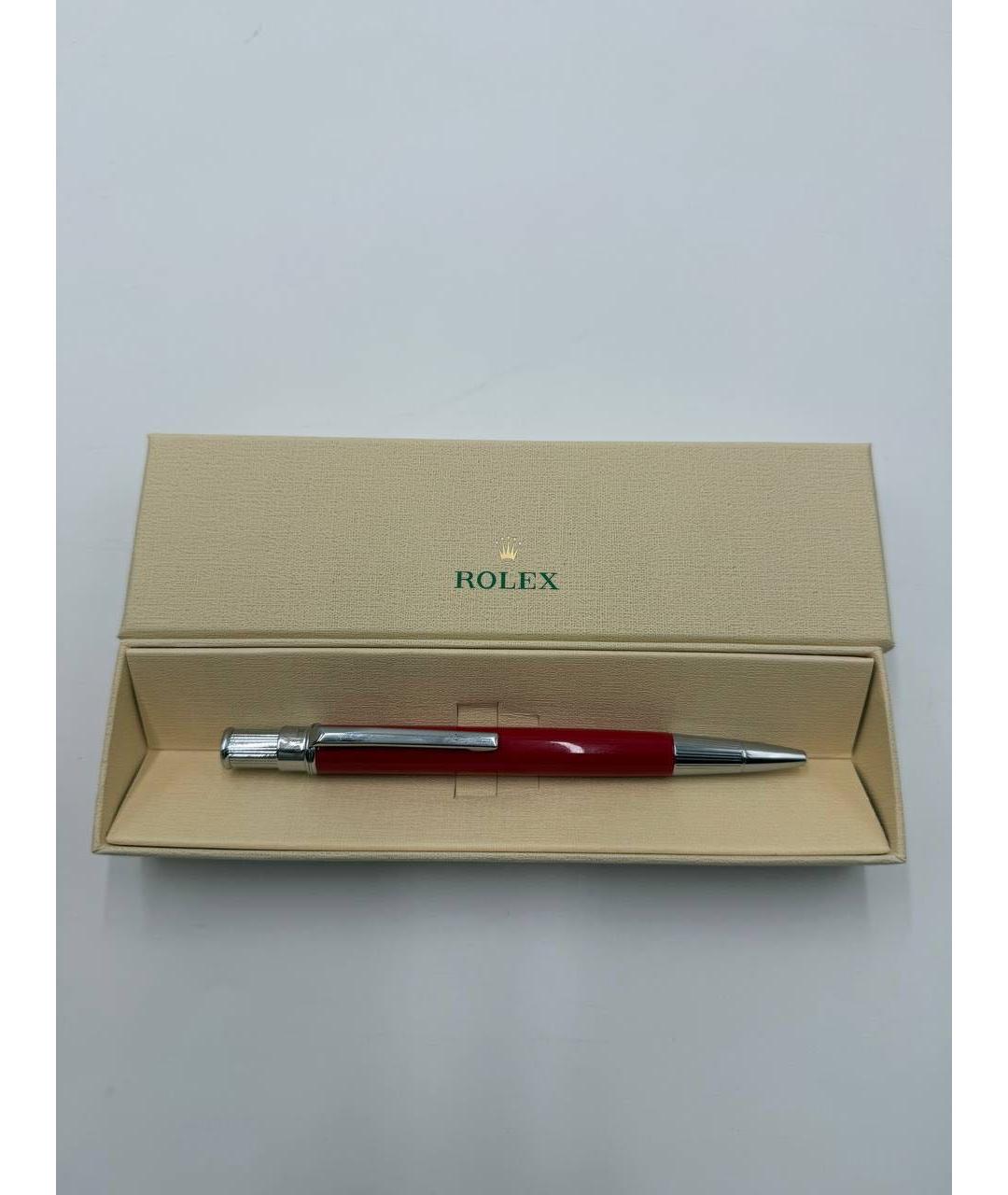 ROLEX Красная шариковая ручка, фото 3