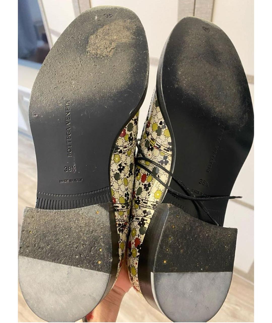 BOTTEGA VENETA Мульти кожаные туфли, фото 8
