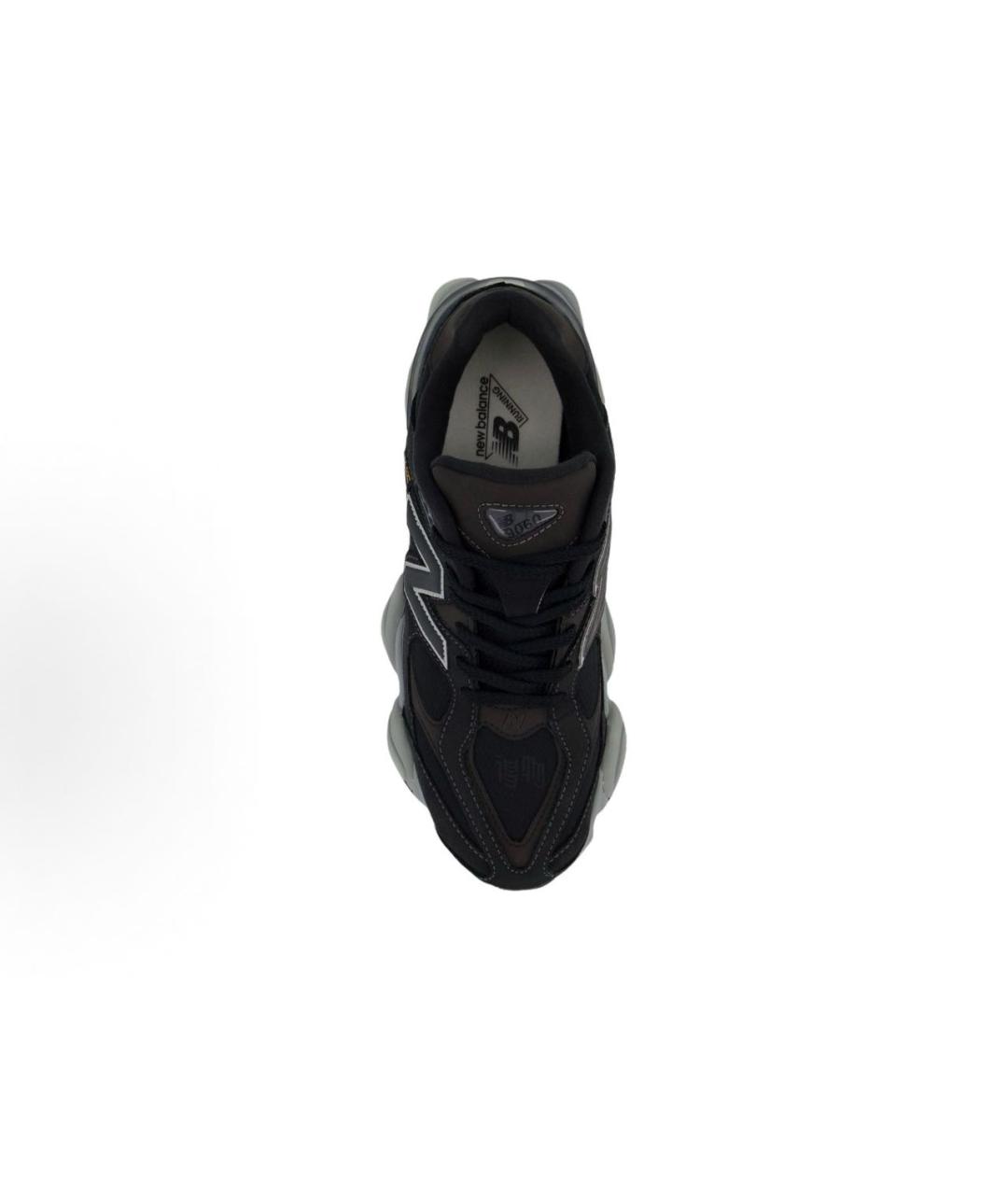 NEW BALANCE Черные замшевые низкие кроссовки / кеды, фото 3