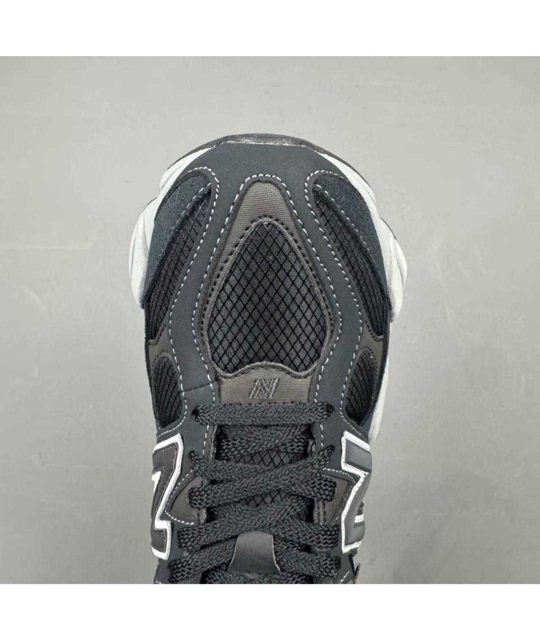 NEW BALANCE Черные замшевые низкие кроссовки / кеды, фото 7