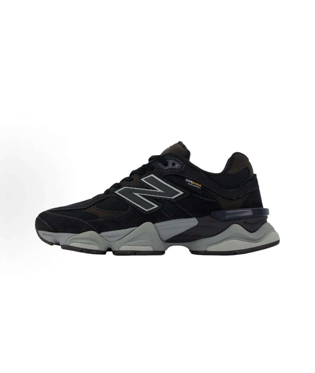 NEW BALANCE Черные замшевые низкие кроссовки / кеды, фото 9