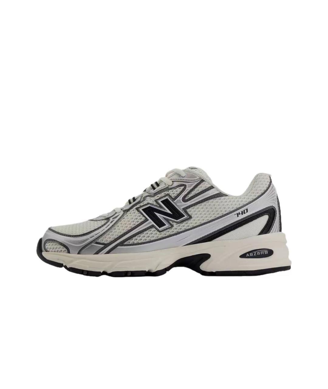 NEW BALANCE Бежевые синтетические низкие кроссовки / кеды, фото 8