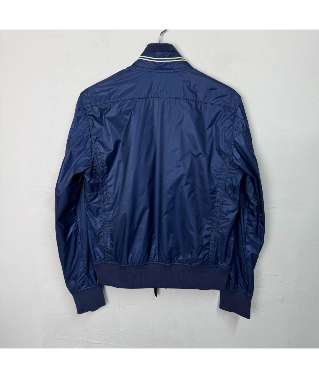STONE ISLAND Темно-синяя полиамидовая куртка, фото 6