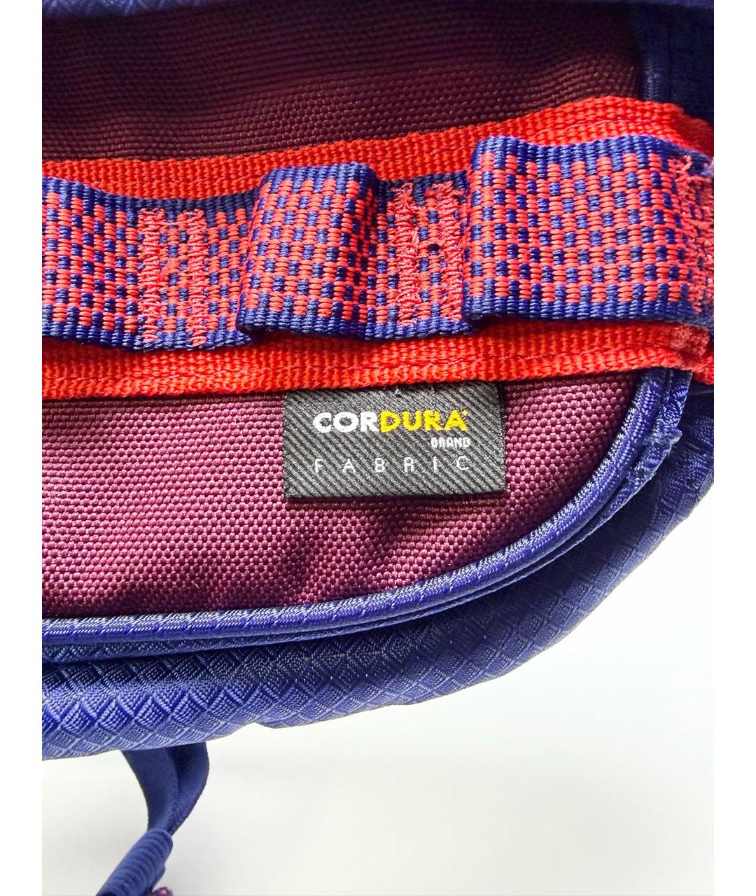 NIKE Темно-синяя синтетическая поясная сумка, фото 6