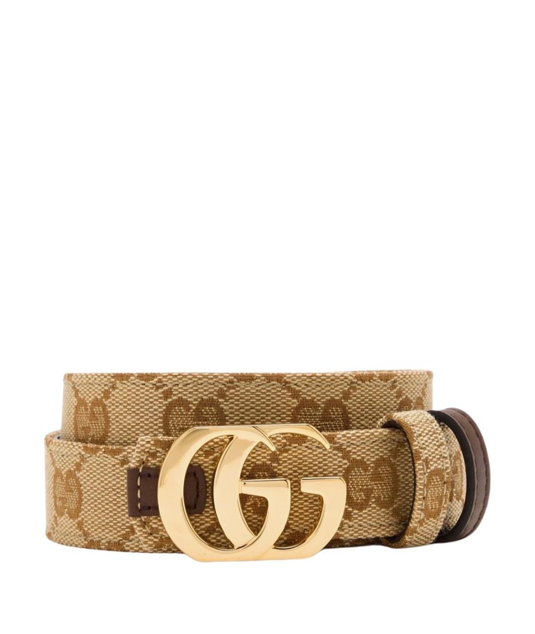 GUCCI Бежевый ремень, фото 1