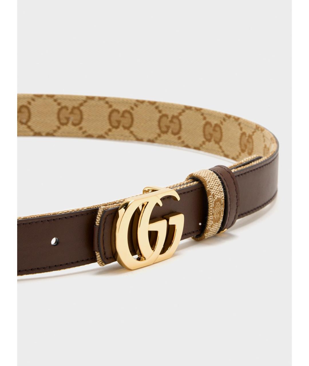 GUCCI Бежевый ремень, фото 2