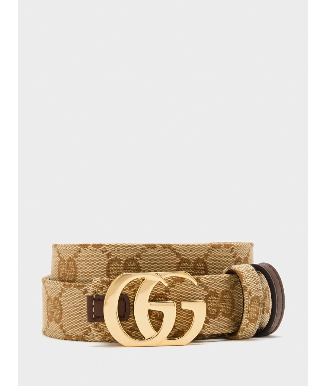 GUCCI Бежевый ремень, фото 4