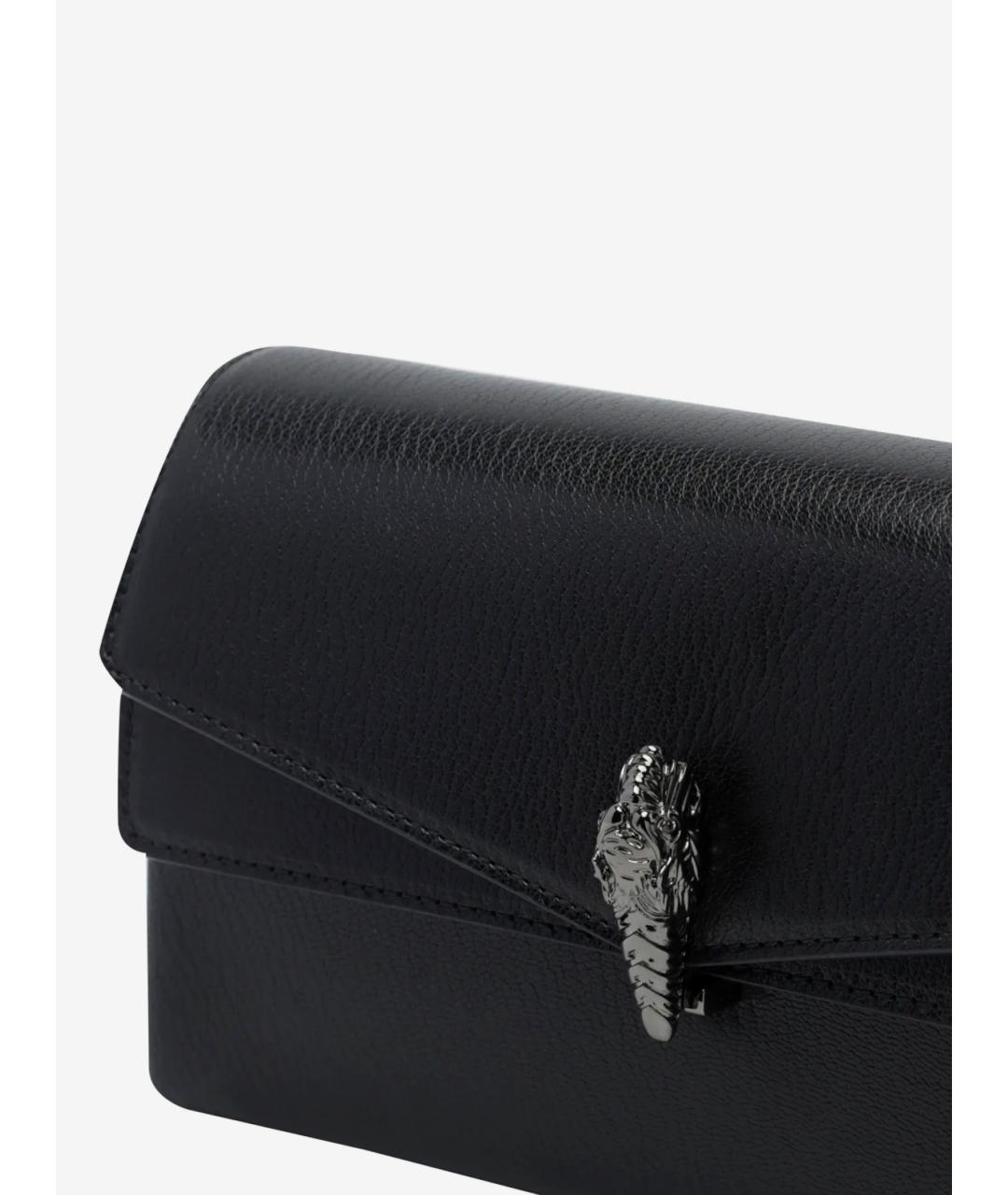 GUCCI Черная кожаная сумка через плечо, фото 4