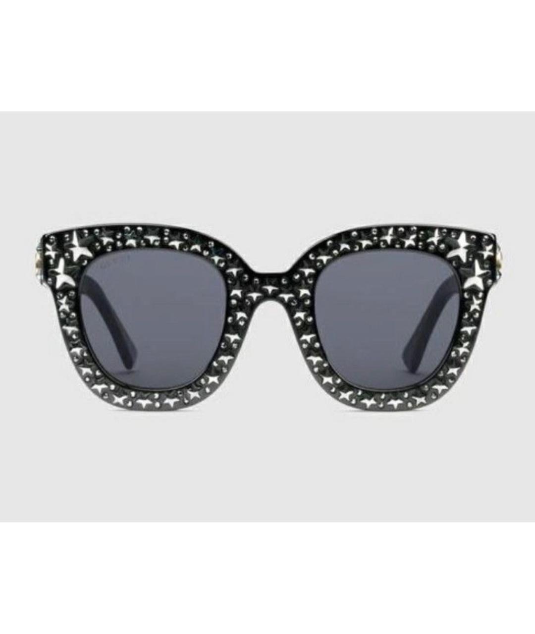GUCCI Черные пластиковые солнцезащитные очки, фото 5