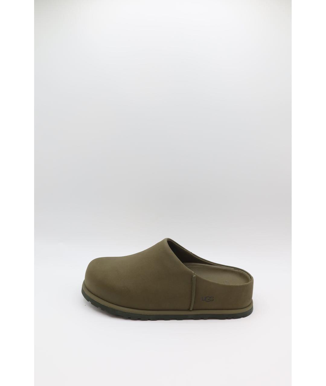 UGG Хаки кожаные сандалии, фото 6