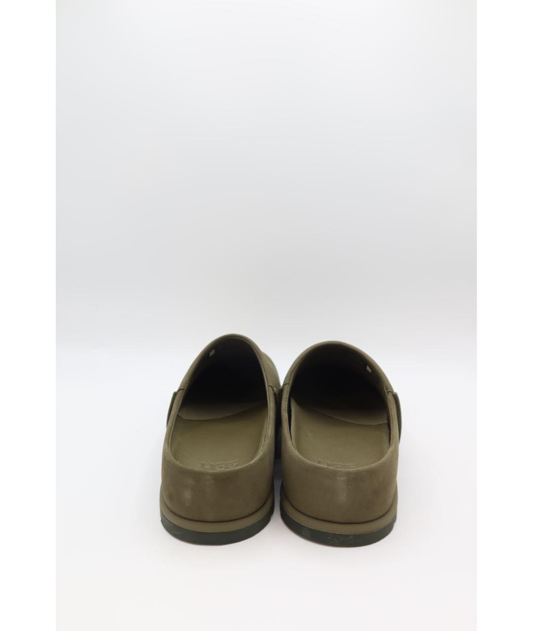 UGG Хаки кожаные сандалии, фото 4
