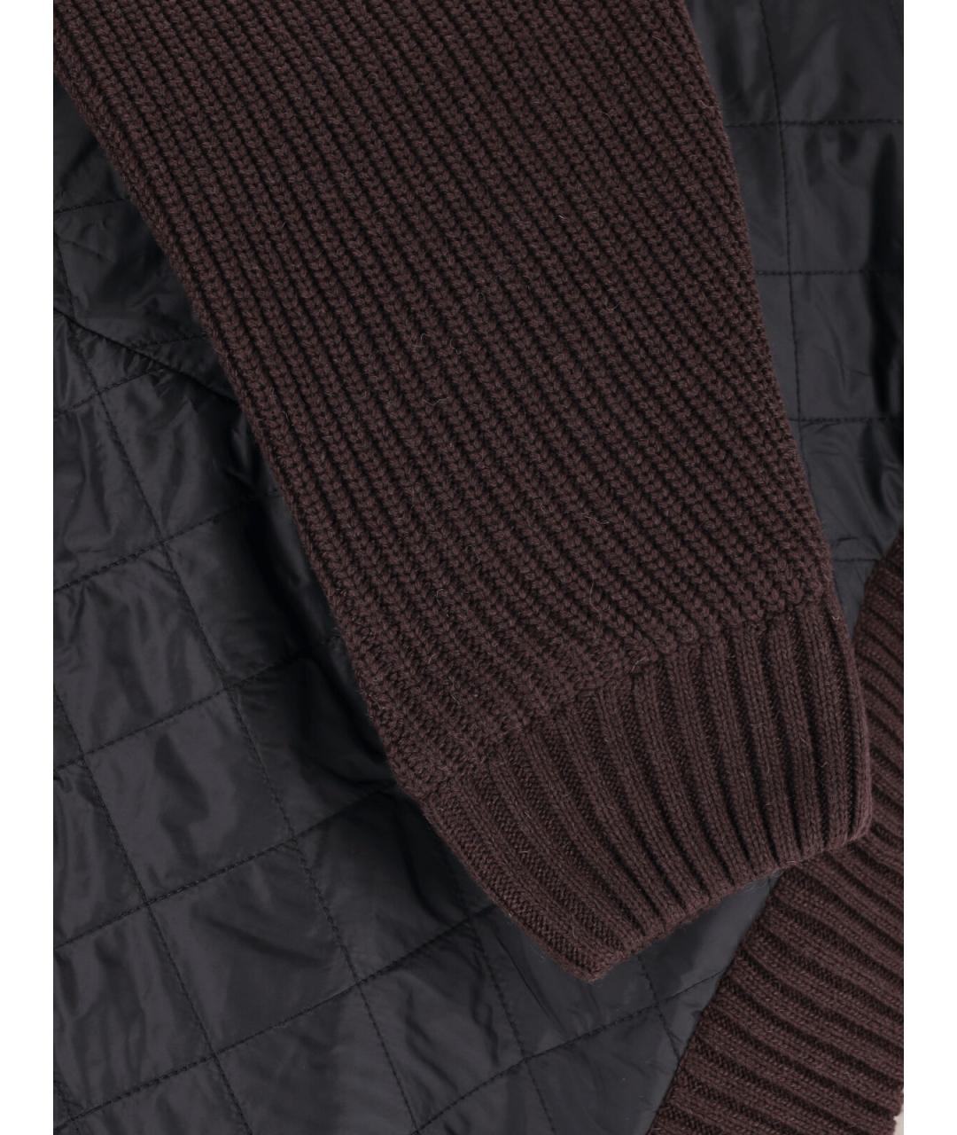 CARHARTT WIP Коричневый полиэстеровый кардиган, фото 3
