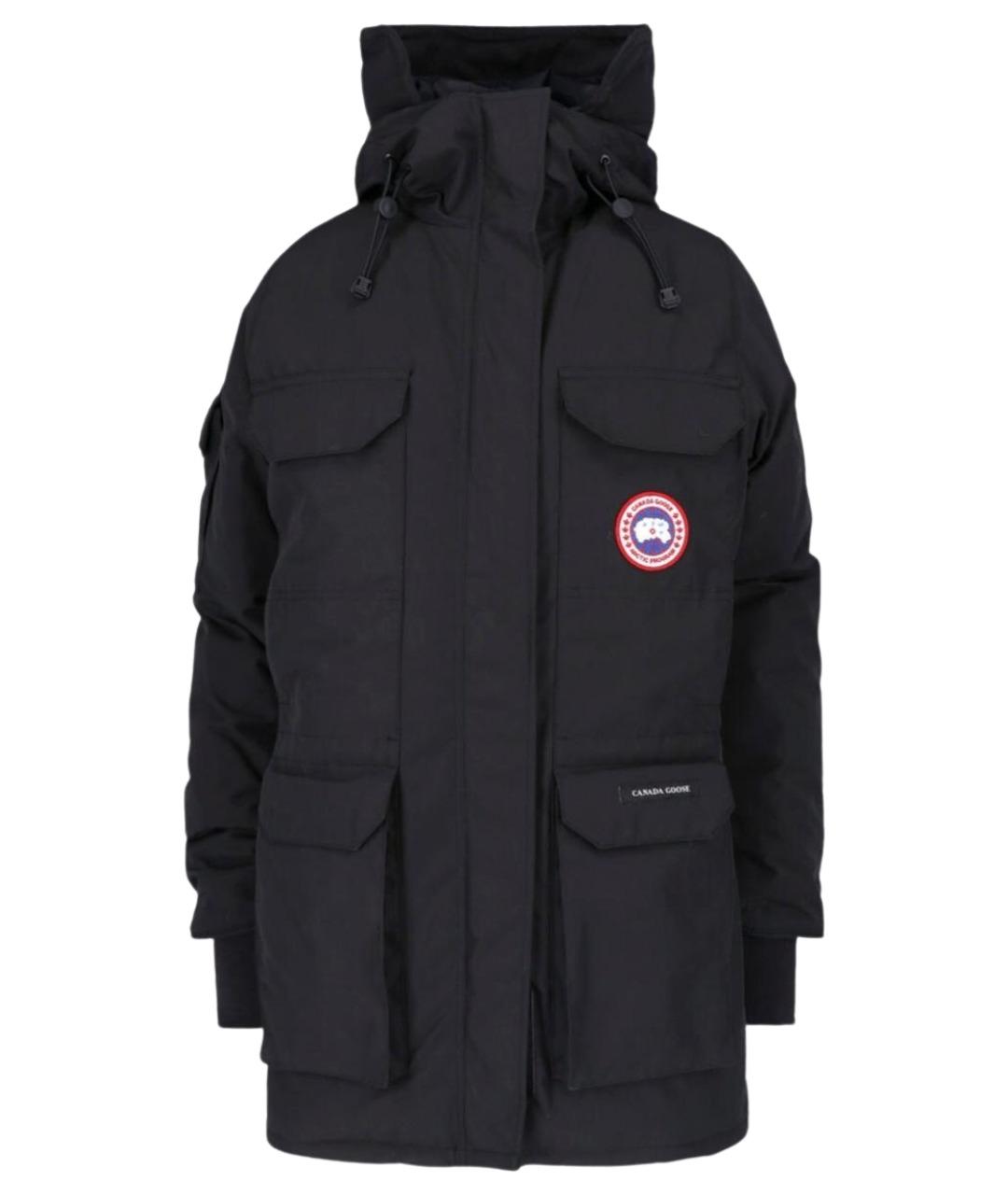 CANADA GOOSE Черная полиэстеровая парка, фото 1