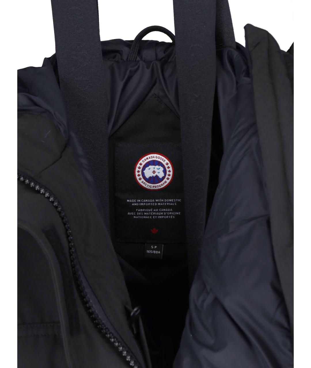 CANADA GOOSE Черная полиэстеровая парка, фото 3