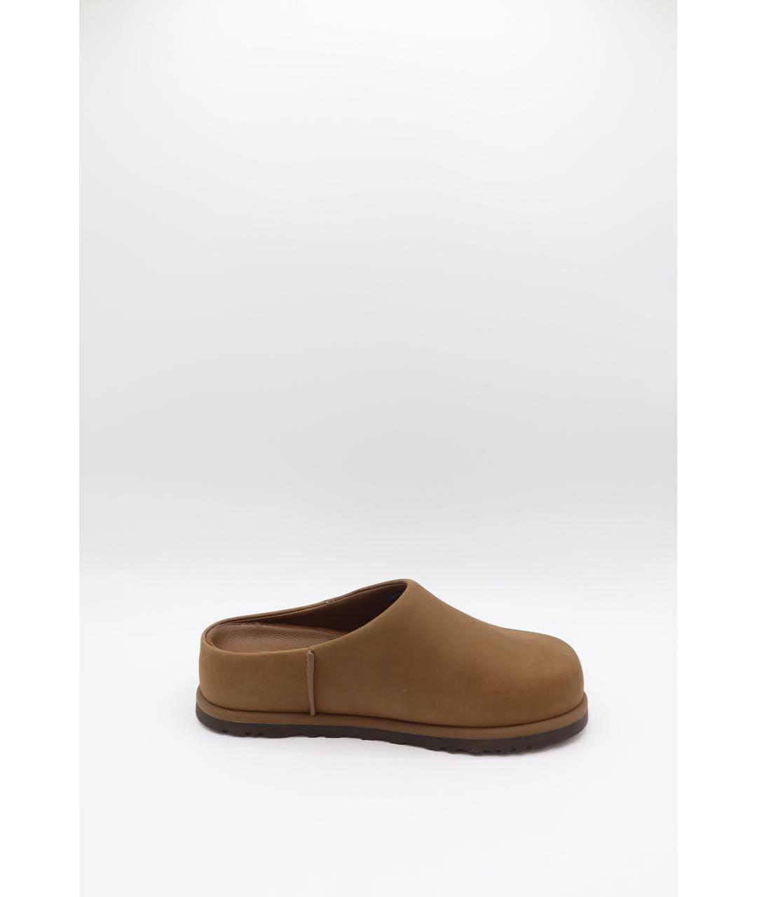 UGG Коричневые кожаные сандалии, фото 7