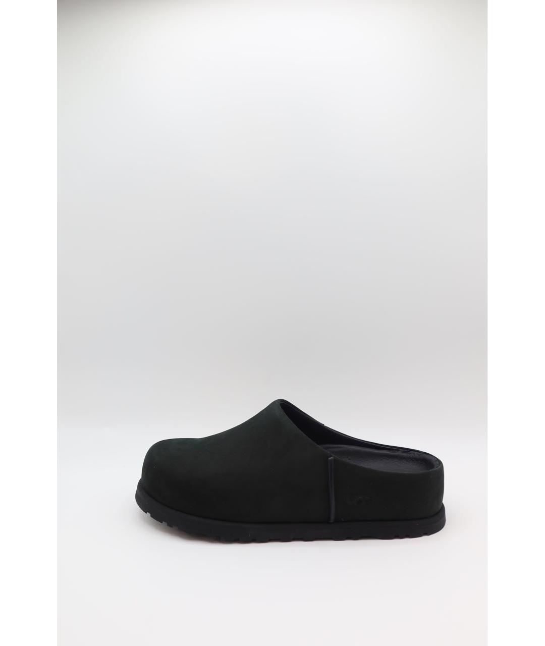 UGG Черные кожаные сандалии, фото 6