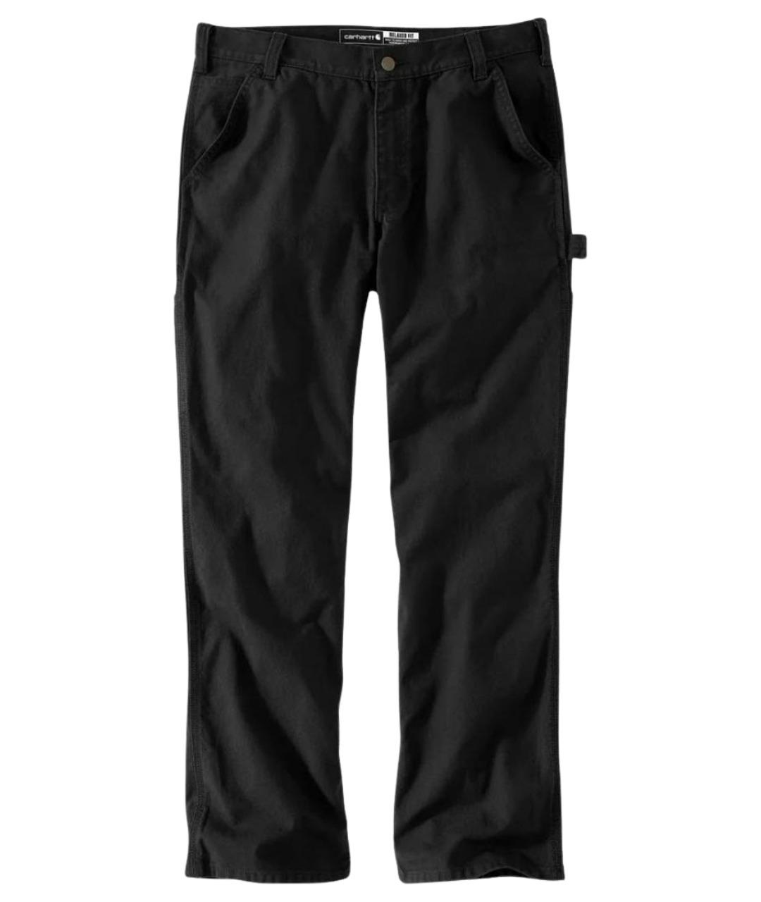 CARHARTT Черные хлопковые повседневные брюки, фото 1