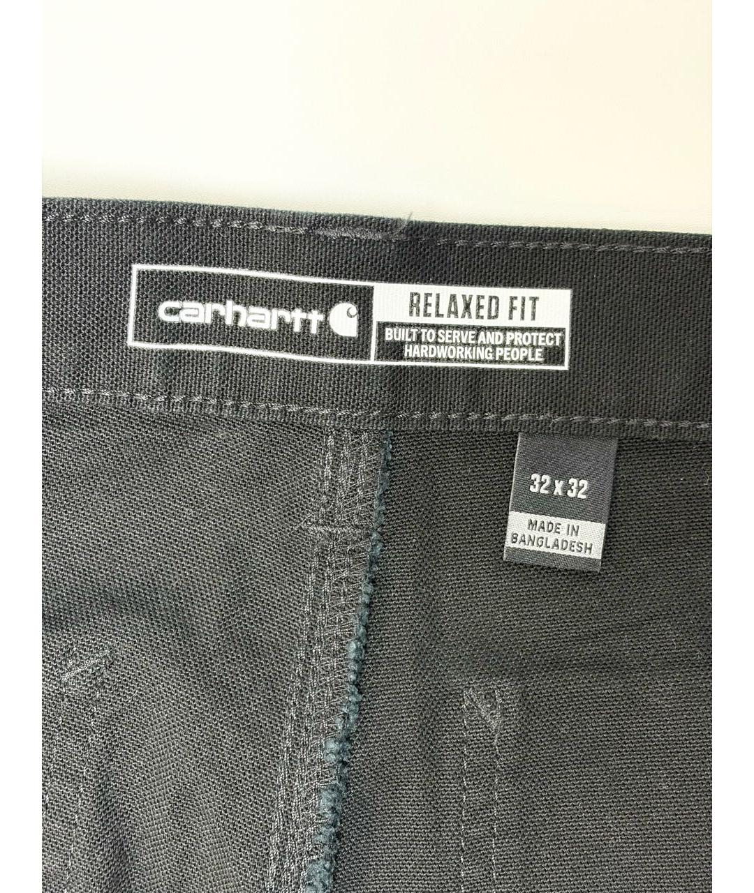 CARHARTT Черные хлопковые повседневные брюки, фото 3