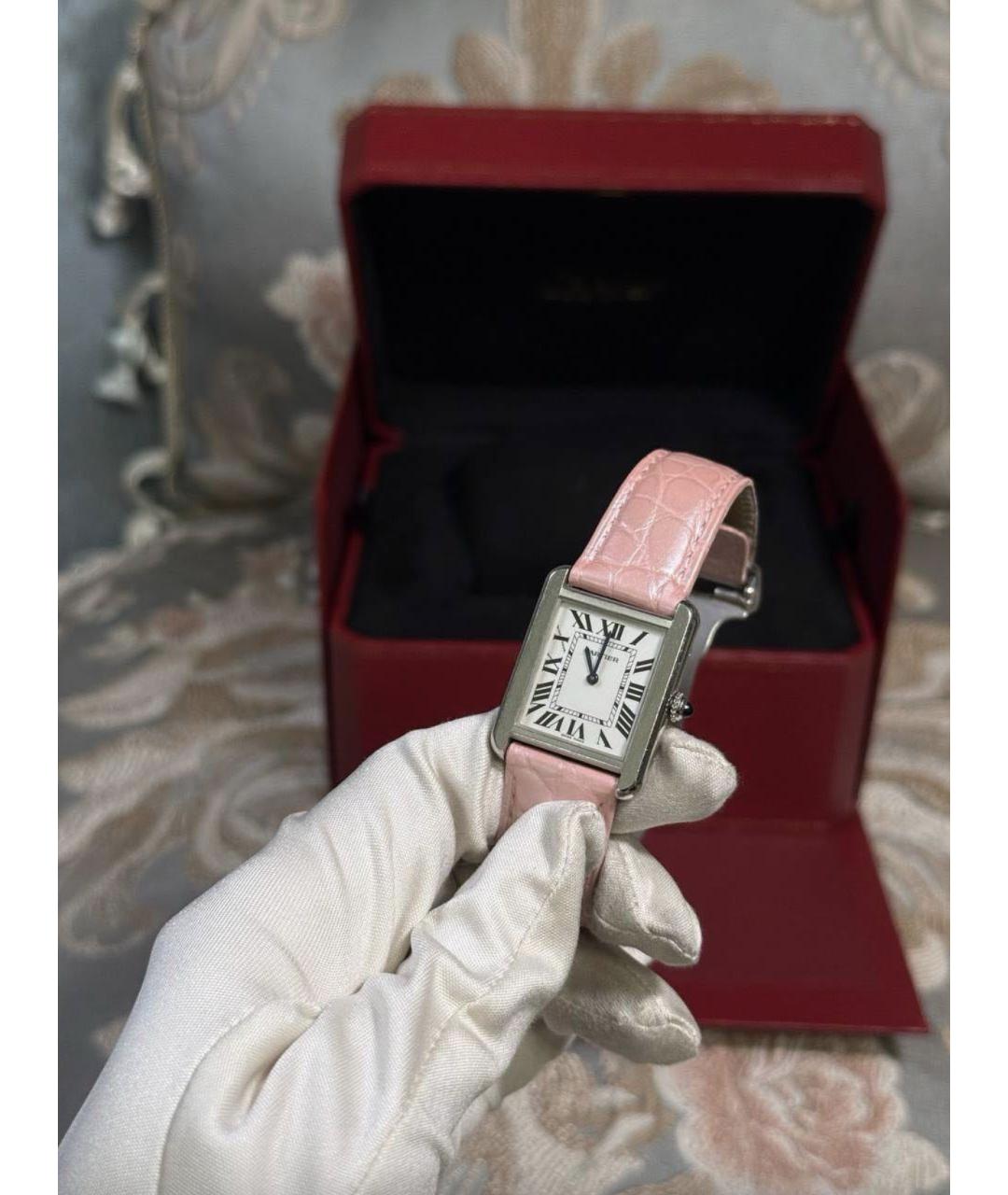CARTIER Серебряные металлические часы, фото 5