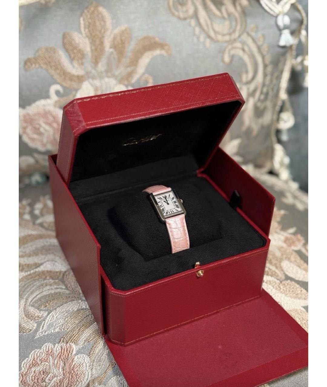CARTIER Серебряные металлические часы, фото 2
