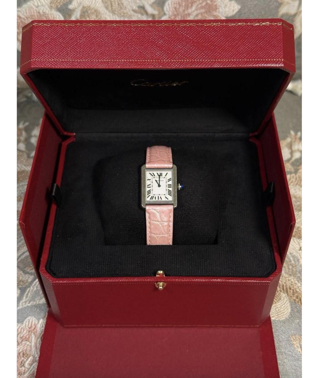 CARTIER Серебряные металлические часы, фото 1