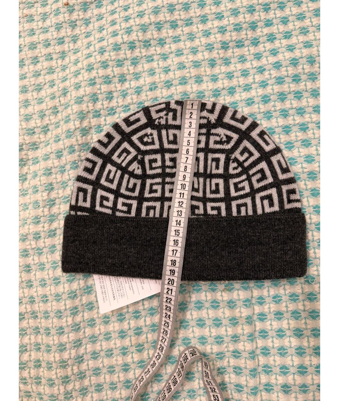 GIVENCHY Серая шерстяная шапка, фото 8