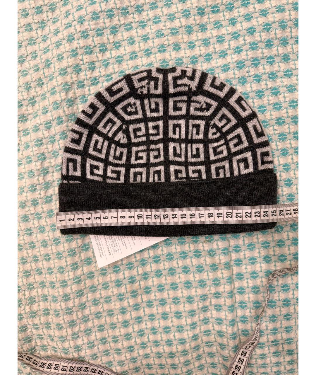 GIVENCHY Серая шерстяная шапка, фото 7