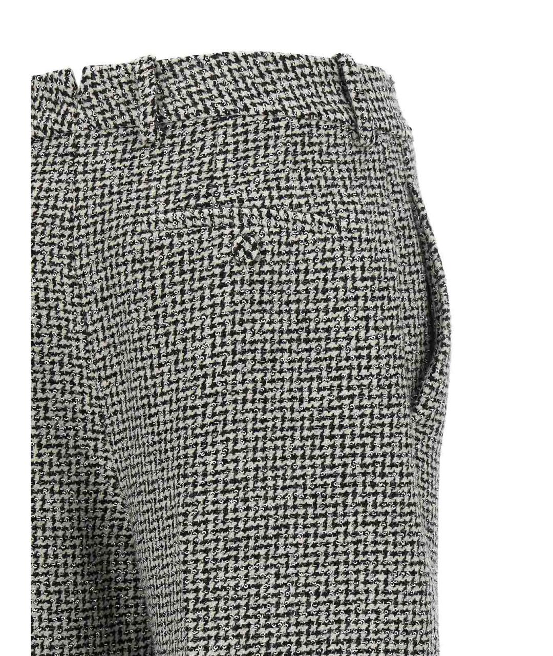 TOM FORD Мульти шерстяные прямые брюки, фото 4