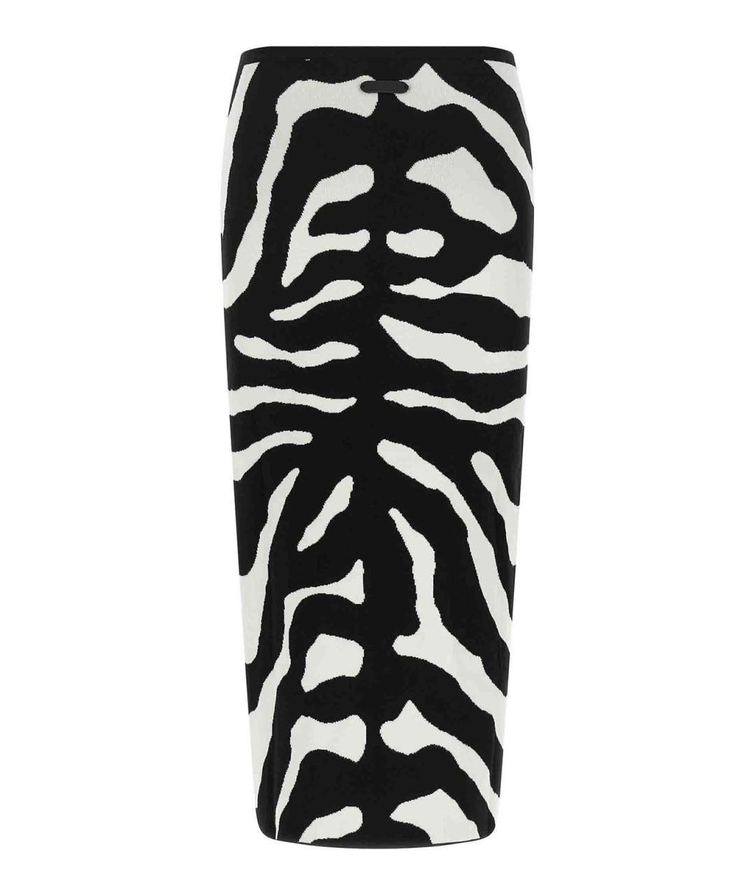 MOSCHINO Мульти вискозная юбка миди, фото 2