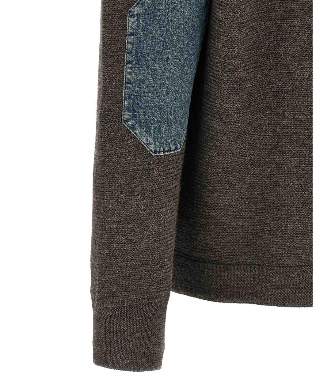 MAISON MARGIELA Серый шерстяной джемпер / свитер, фото 5