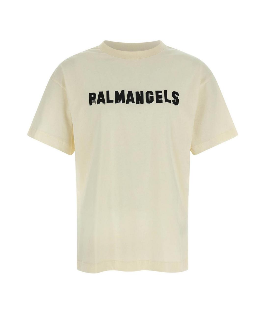 PALM ANGELS Белая хлопковая футболка, фото 1