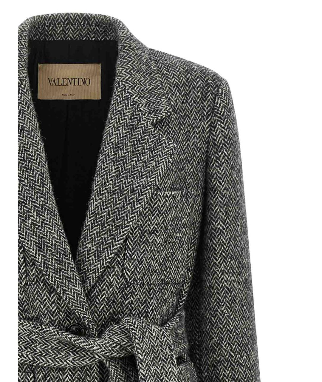 VALENTINO Мульти шерстяное пальто, фото 3
